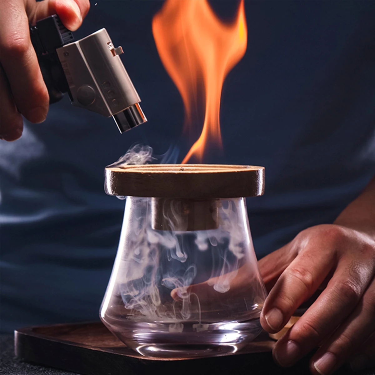 Крышка для дымчатого коктейля 8 деревянных коробок 1 шт. | Дом и сад