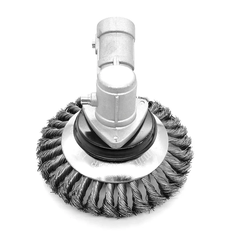 

D2 6 Inch Grass Trimmer Head Steel Wire Trimming Head Rusting Brush Cutter Mower Wire Garden Lawn Weeding Head for Lawn Mower