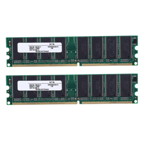 2X 2,6 В DDR 400 МГц 1 Гб Память 184 контактов PC3200 Desktop для RAM CPU GPU APU Non-ECC CL3 DIMM