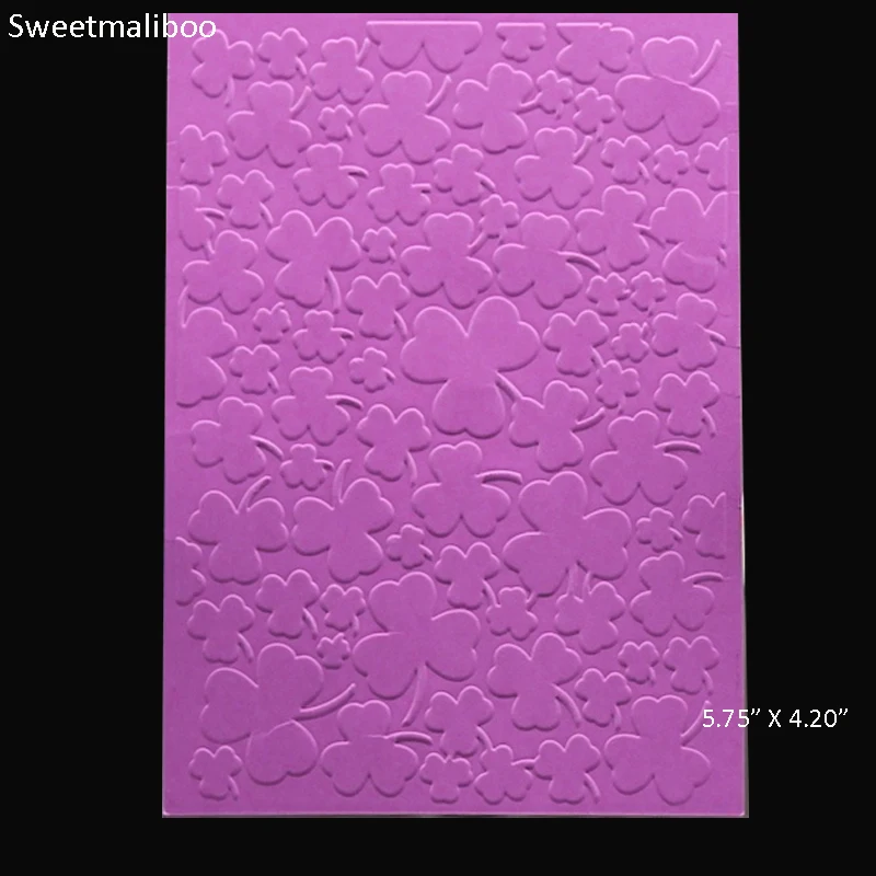 Счастливая трава листья тиснение папка пластиковая DIY трафареты для