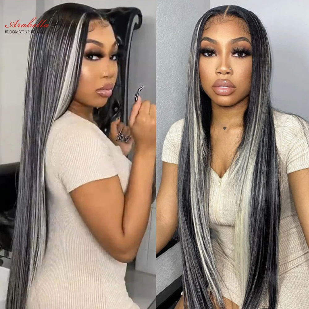 1B613 Lace Wig 100% Human Hair Wigs 13x5x2 T Part Lace Wig With Baby Hair Pre plucked Hair Line Bleached Knots Arabella Remy