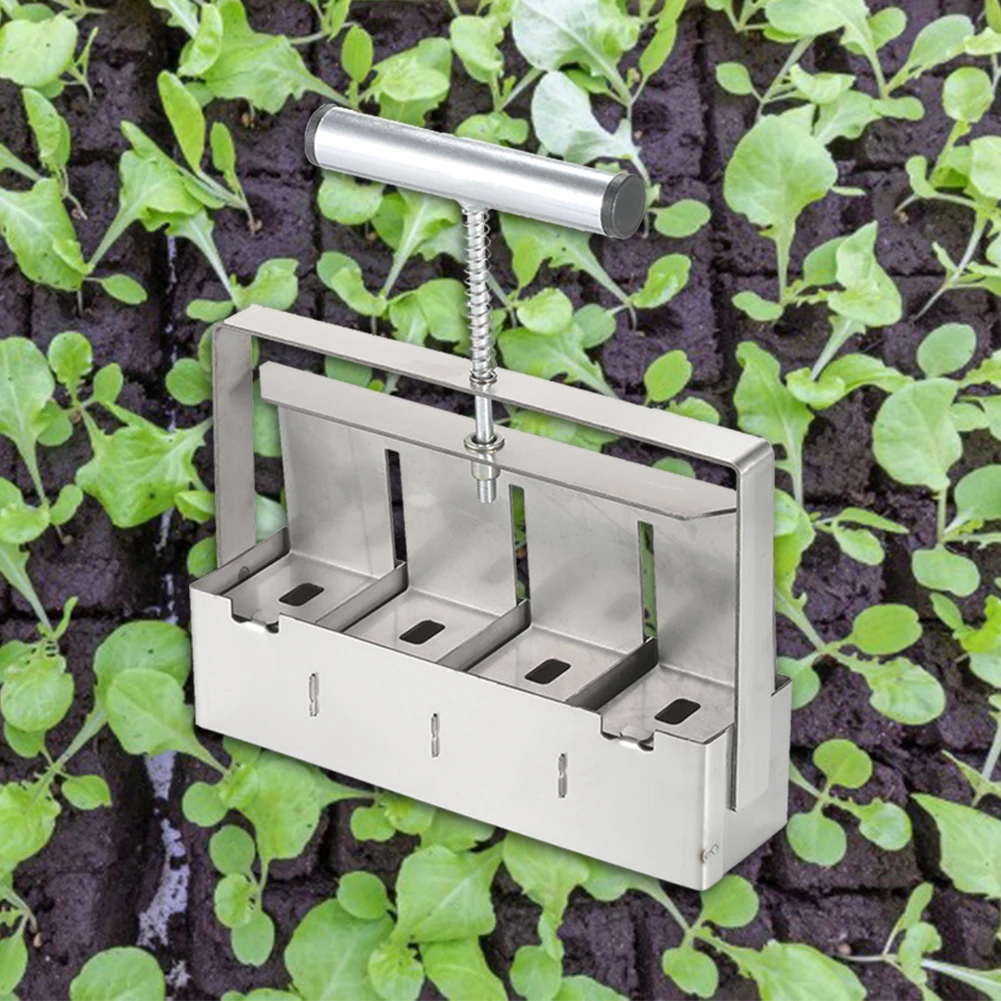 

Soil Blocker 2 inch Stainless Steel Soil Blocker Maker Seedling Plant Soil Blocking Tool Soil Block Maker Soil Blocking Tool
