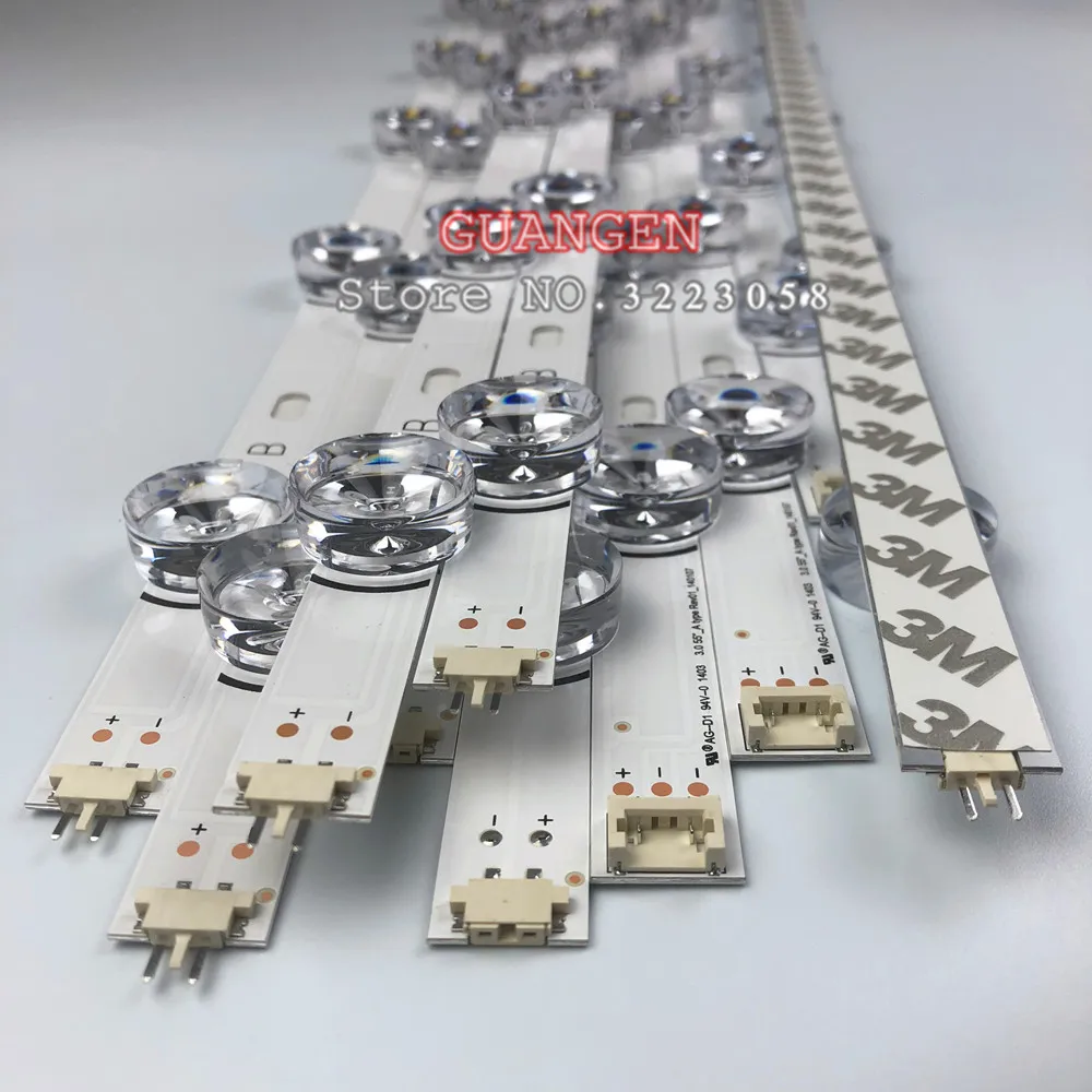 Светодиодная лента 10 шт для LG Innotek DRT 3 0 55 &quot_ A/B типа 55LB630V 55LB650V 55LB6300 55LB5900 55LB650 LC550DUH FG