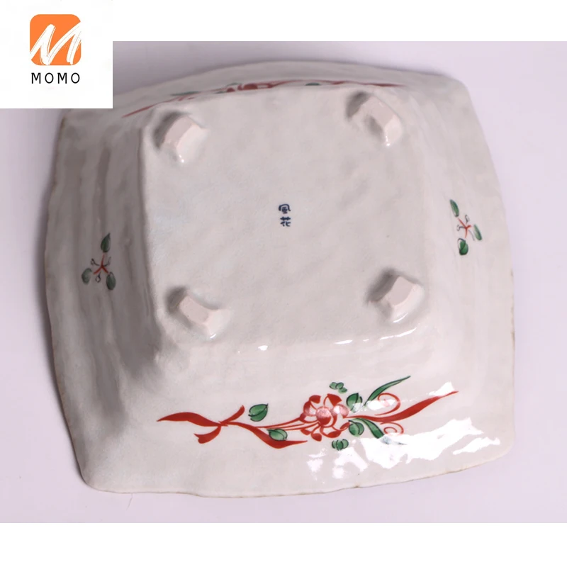 

Mino-Yaki Handmade Big Soup Basin Serving Bowl Ramen Bowl Salad Fruit Plate Soup Bowl Gift with Box