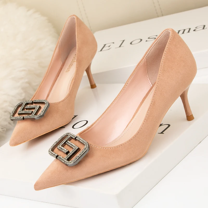 Женские туфли-лодочки BIGTREE новинка 2021 женские туфли на высоком каблуке модные с