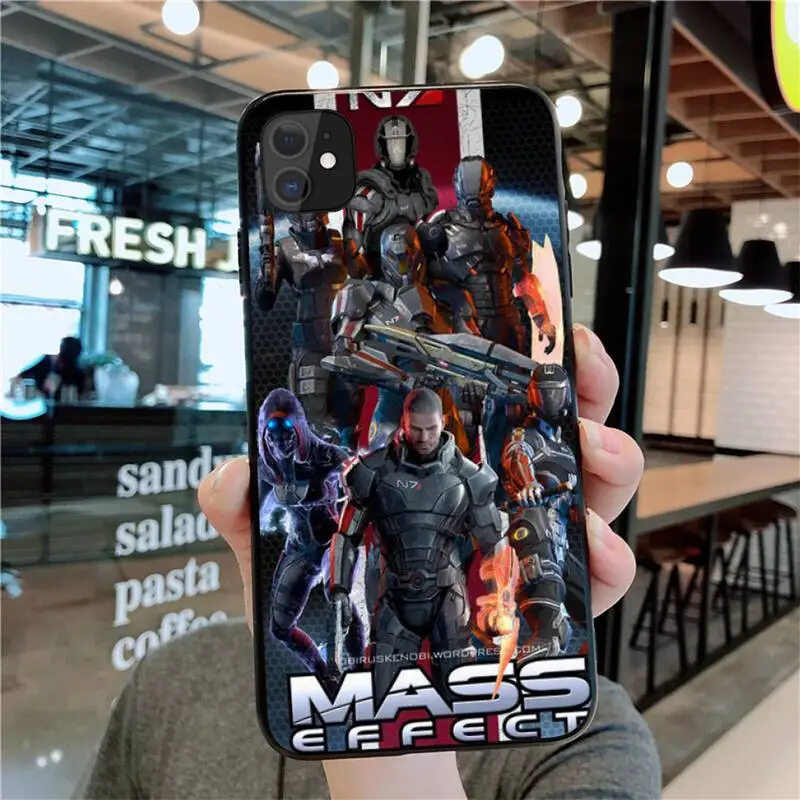 N7 Масс Эффект Чехол для iPhone 13 12 11 Pro Max Mini XS 8 7 6 6S Plus X 5S SE 2020 XR