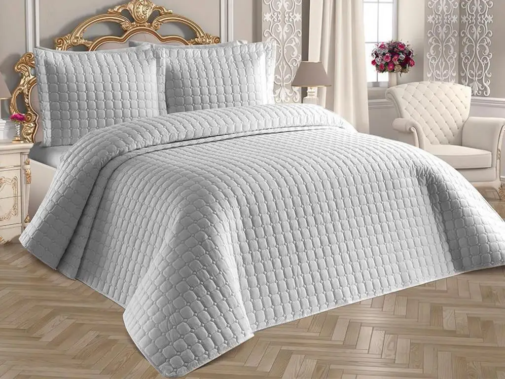 

Estiva Double Bed Cover Gray