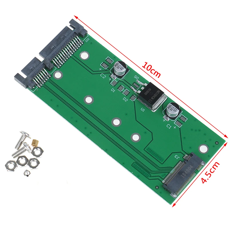 Адаптер с винтами для ноутбука SSD NGFF M.2 до 2 5 дюймов 15 контактов SATA3|Компьютерные