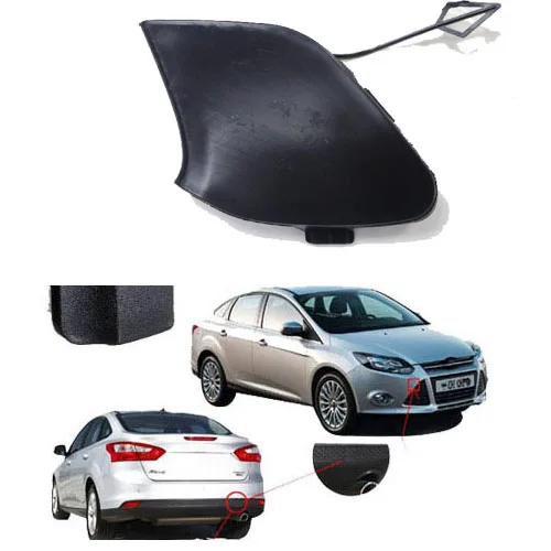 

R542 Car Front Tow Hook Cover Cap For Ford Focus Mk3 2015-2018 Tail Trailer Cover