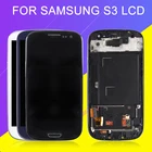 Catteny 4,7 дюйма I9300 Lcd для Samsung Galaxy S3 Lcd I9301 I9305 I9300I I535 I747 дисплей сенсорный экран дигитайзер сборка + рамка