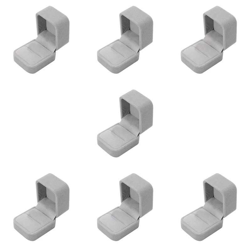 Фланелевая шкатулка для украшений колец ожерелья 7 шт. | Дом и сад