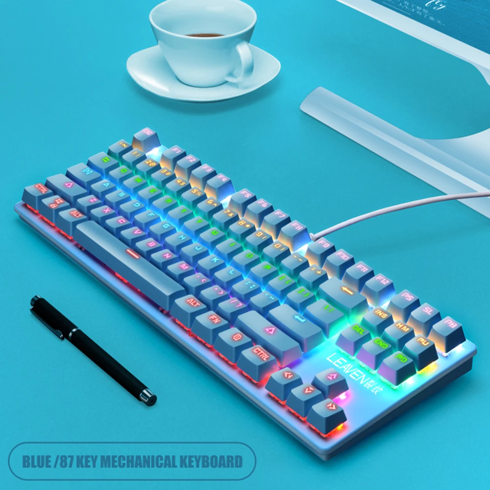 87 клавиш PBT двухцветная подсветка Keycap универсальная Колонка для Ikbc Cherry MX Annie