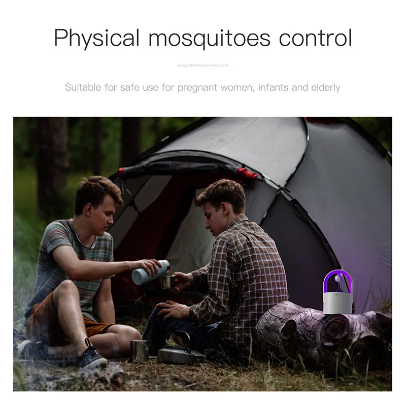 Электрическая ловушка для насекомых Baseus светодиодсветодиодный лампа борьбы с