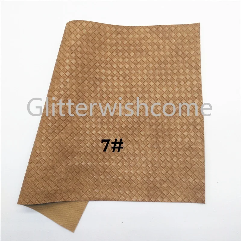Glitterwishcome 21X29 см A4 размер винил для бантов ткачество синтетическая кожа, искусственная кожа листы для бантов, GM626A