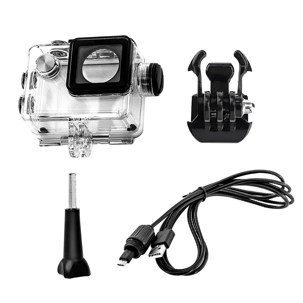 Аксессуары для камеры Go Pro Аксессуары для экшн-камеры Gopro Hero 7/6/5/4/3 Экшн-камера Eken H9 Wi-Fi Sj4000 пульт дистанционного управления для спортивной Камера подводный водонепроницаемый Корпус чехол с крышкой