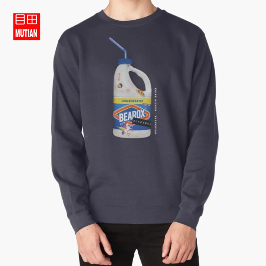 navy-sweatshirt Blackbear толстовки свитшоты blackbear beartrap r b напиток bleach ep рэп девушки как у черный медведь - Цвет: navy-sweatshirt