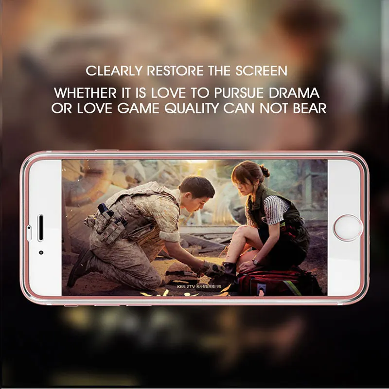 

9D Aluminum Alloy Screen Protector On The For iPhone 6 7 8 Plus X Full Tempered Glass For iPhone 11 pro 8 SE 5s Protective Glass