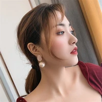 european and american fashion daily wear pearl temperament earrings ladies jewelry