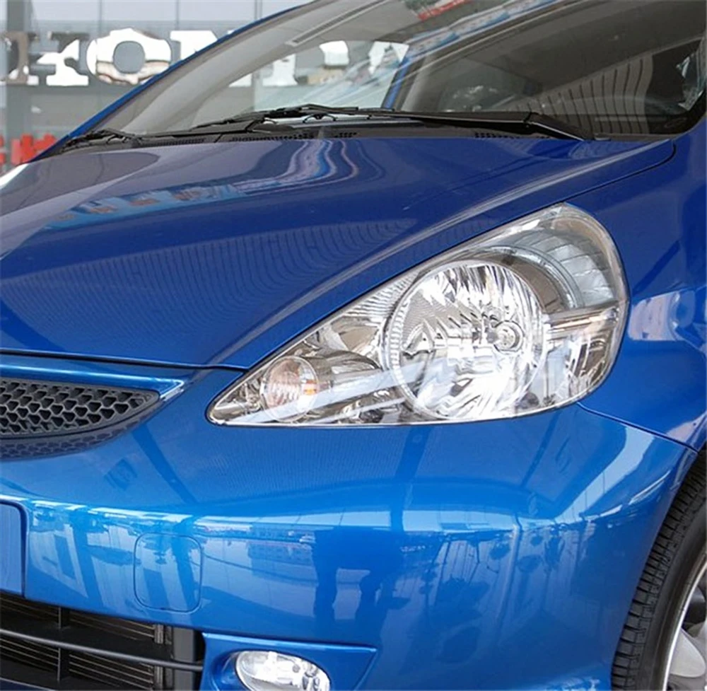 Для Honda Fit Jazz Хэтчбек 2003 2004 2005 2006 2007 Автомобильная фара Замена объектива прозрачный авто оболочка Крышка