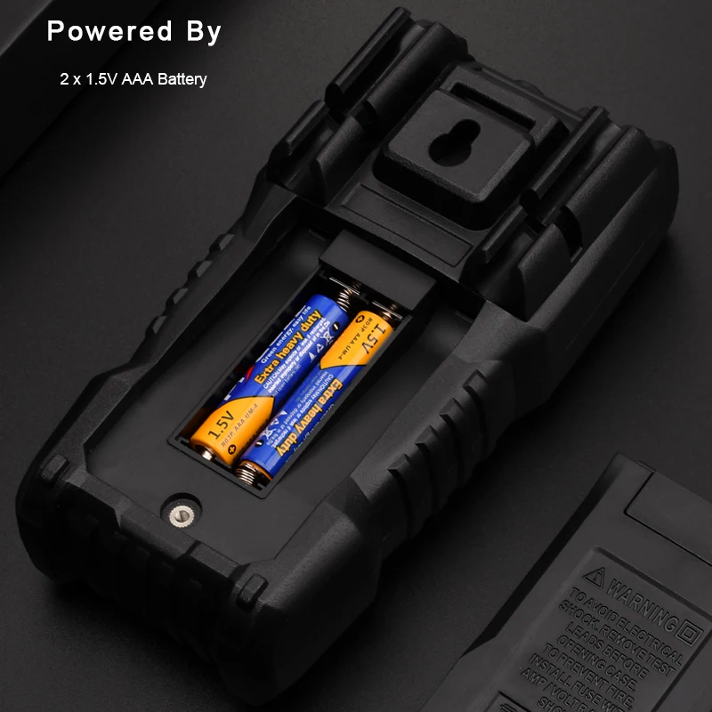 

Multimeter HABOTEST Voltage Tester Non-Contact Digital Multimeters HT113A Manual Range Ohm AC DC True RMS Data Hold Backlight