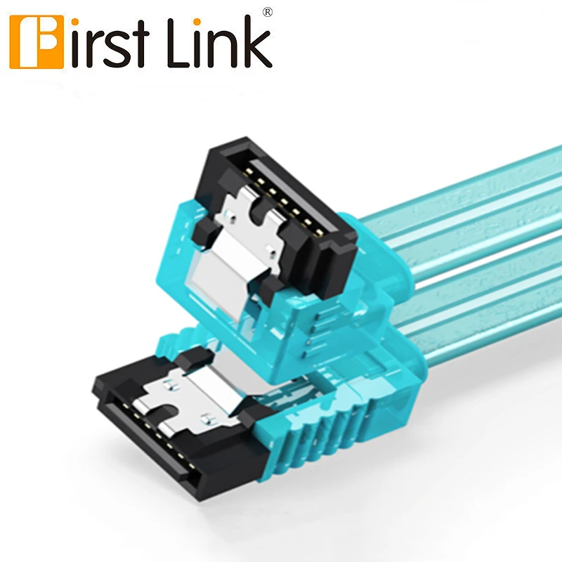 50 см SATA 3 0 III SATA3 7pin кабели для передачи данных 6 ГБ/сек. SSD 90 градусов кабель HDD