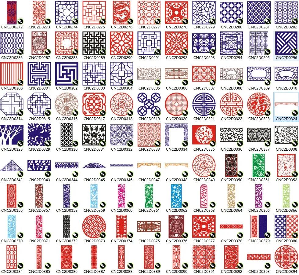2000 шт осенний 2d векторный дизайн чертеж декоративная панель CDR/Dxf/Dwg файл CNC