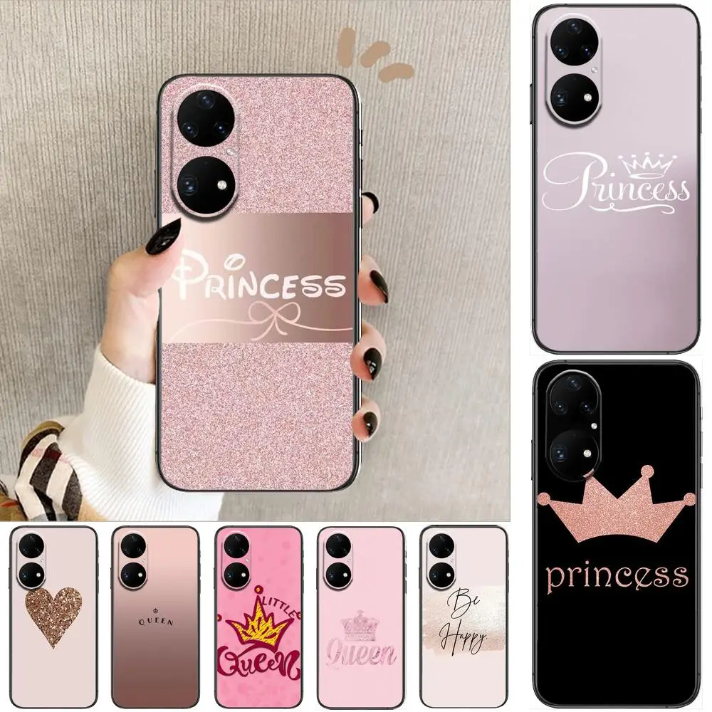 Популярный чехол для телефона с принцессой и королевой Huawei p50 P40 p30 P20 10 9 8 Lite E Pro Plus