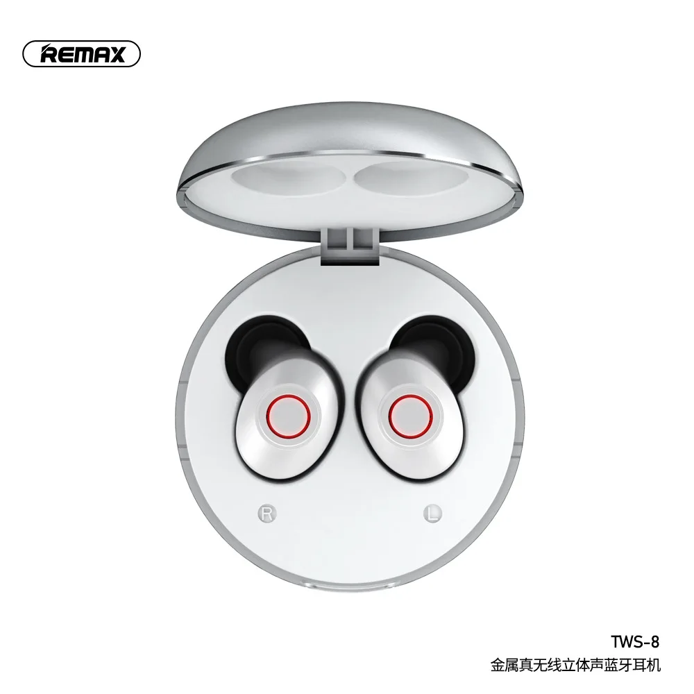 New Remax tws-8 metal true wireless stereo Bluetooth 5.0 headset with microphone HD call music sports | Электроника