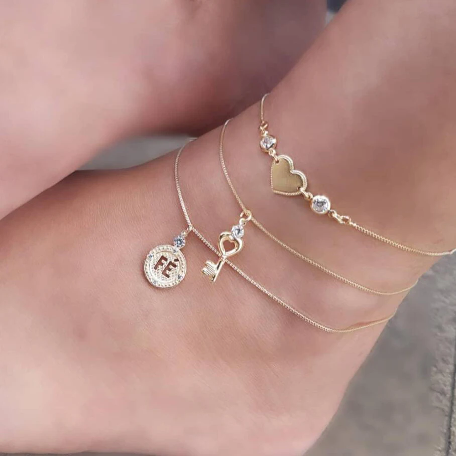 Женский винтажный браслет в античном стиле трехслойный форме сердца с