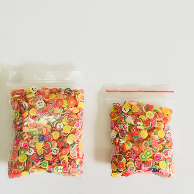 Мягкая Керамика 2000 шт кусочки фруктов наполнитель для украшения ногтей советы