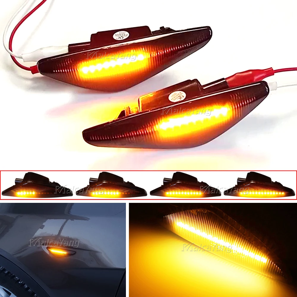 

For BMW X3 F25 X5 E70 X6 E71 E72 2008-2014 LED Dynamic Turn Signal Light Side Fender Marker Lamp Sequential Indicator Blinker