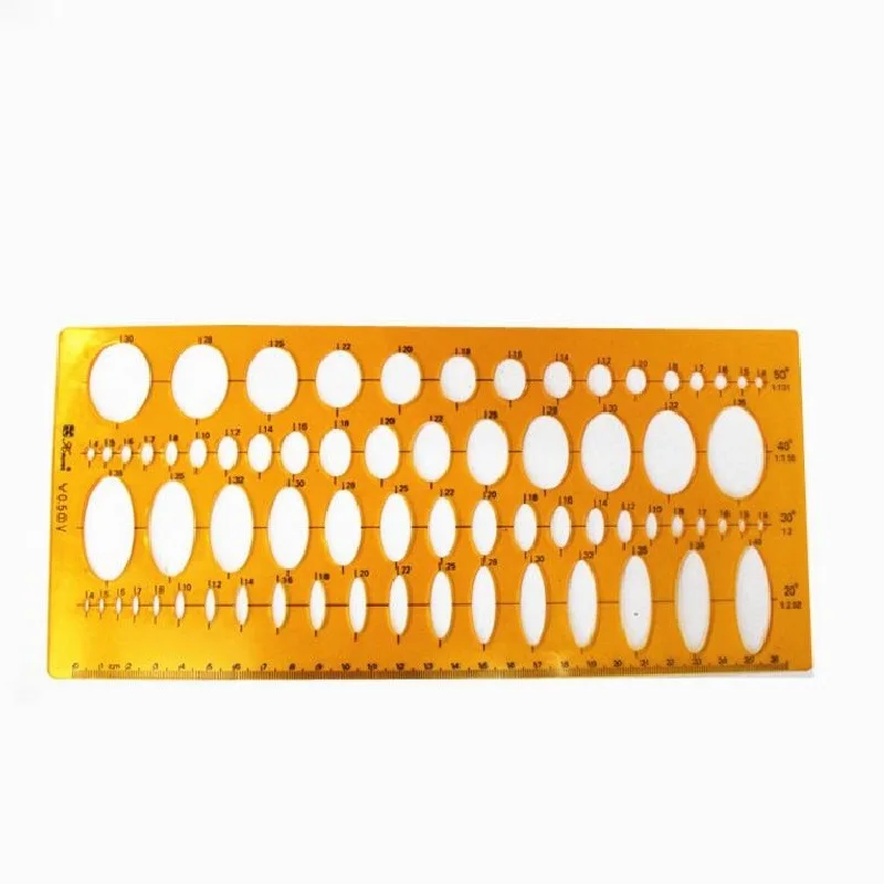 Профессиональный эллипс чертежный шаблон 4 вида K107 инструменты для дизайна