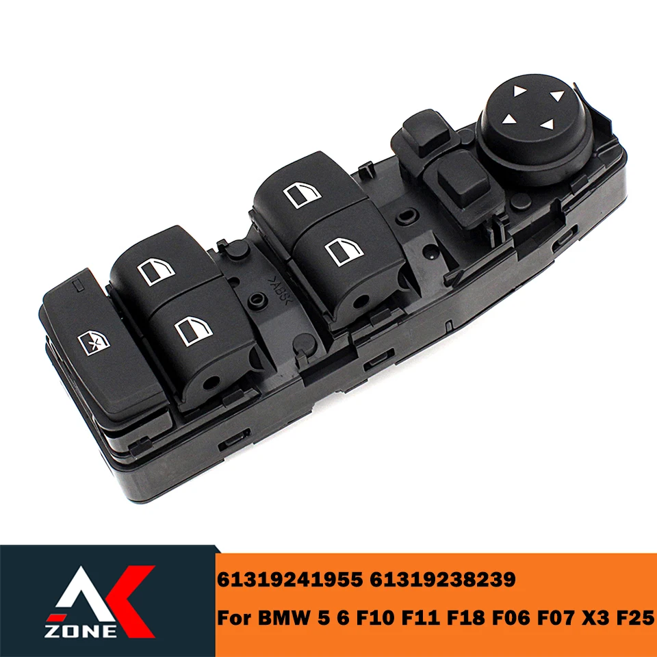 

New Car Lifter Master Window Switch Control For BMW 5 6 F10 F11 F18 F06 F07 X3 F25 61319241955 61319238239