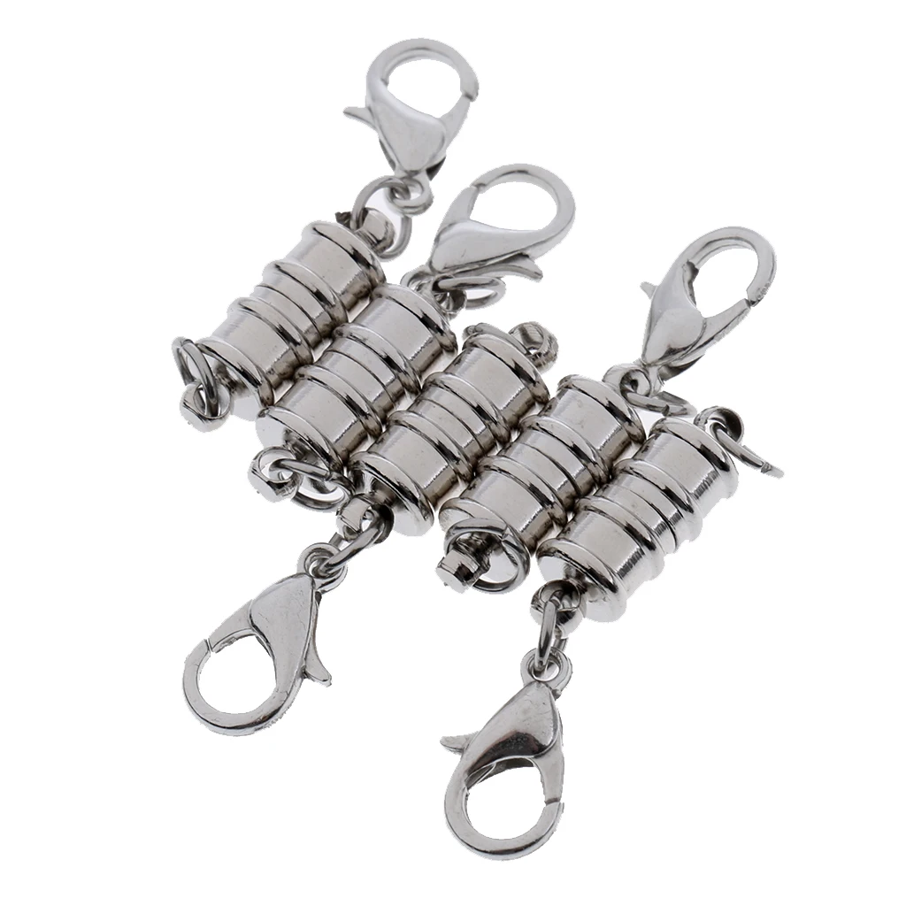 

10pcs Lobster Magnetic Clasp Converter and Chain Jewelry Repair Design Craft