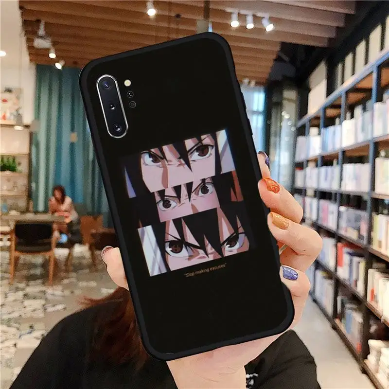 

Cartoon kuroshitsuji Naruto Phone Case For Samsung A50 A51 A71 A20E A20S S10 S20 S21 S30 Plus ultra 5G M11 funda cover