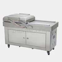 double chamber flat vacuum packing machine 380v large commercial food dry goods electronic component automatic sealing machine