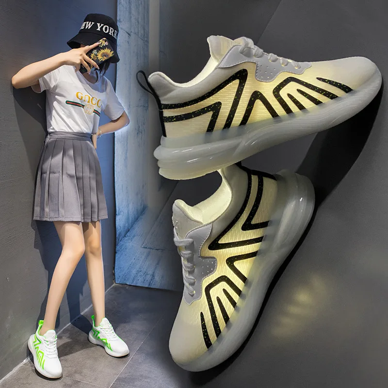 Fujin/Женская обувь Дышащие летние кроссовки на платформе Мягкая удобная