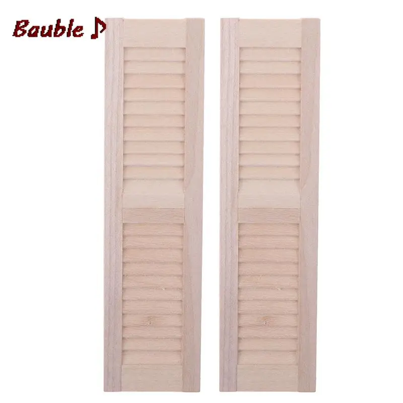 Миниатюрный Кукольный домик деревянные жалюзи сделай сам оконная занавеска