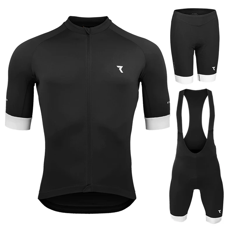 

2021 RYZON Cycling Jersey Pro Team Cycling Clothing Suits MTB Bib Shorts Set Men Bike Ropa Ciclismo Triathlon sports team