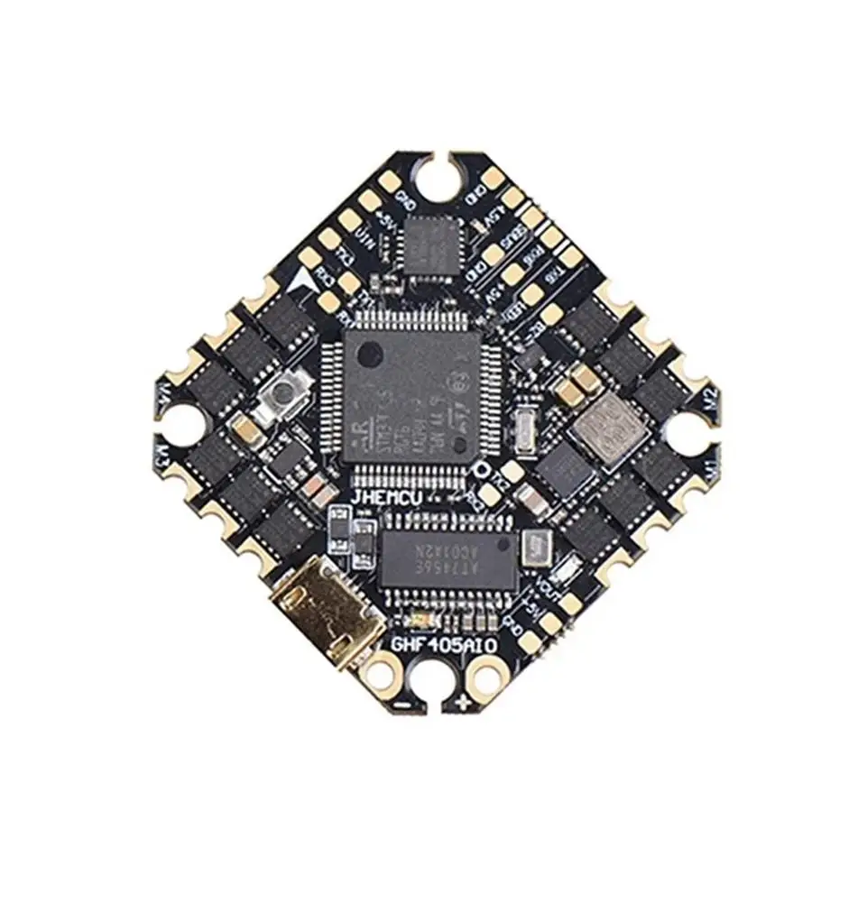 

Jhemcu Ghf405aio Betaflight F405 Built-in Osd Current Sensor Blheli_s 25a 35a 3-6s For Fpv Racing Toothpick Cinewhoop Drones