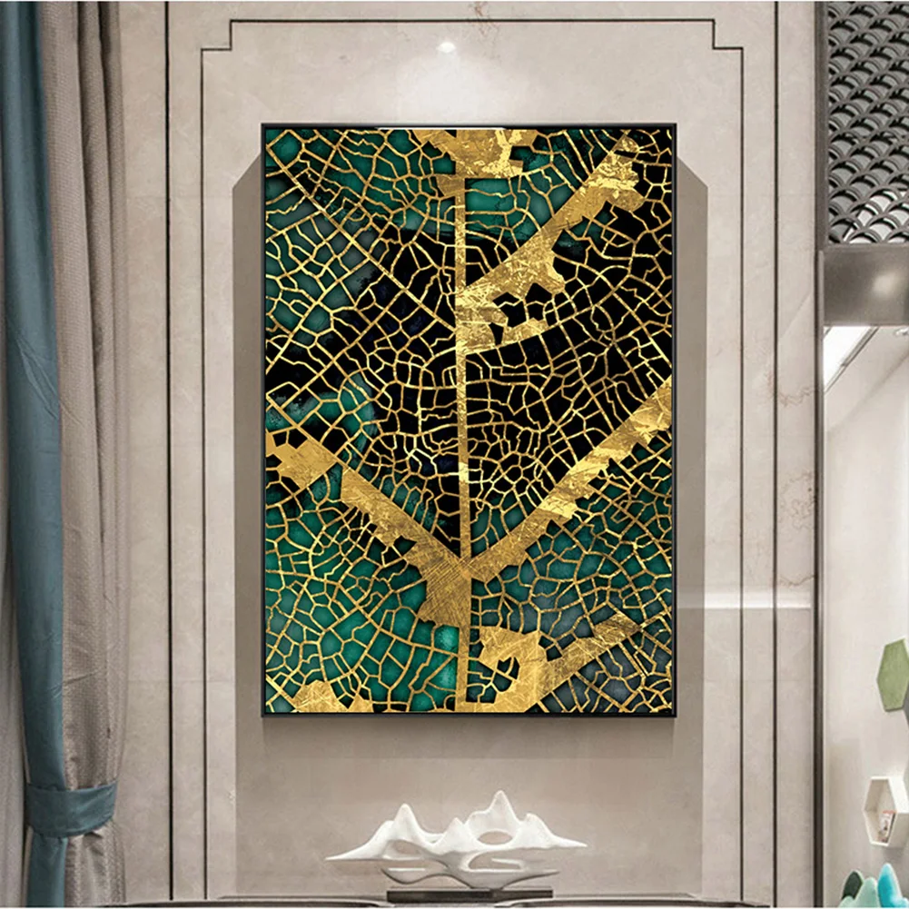 Абстрактная картина из листьев/багажника 30*40/40*50 настенные художественные