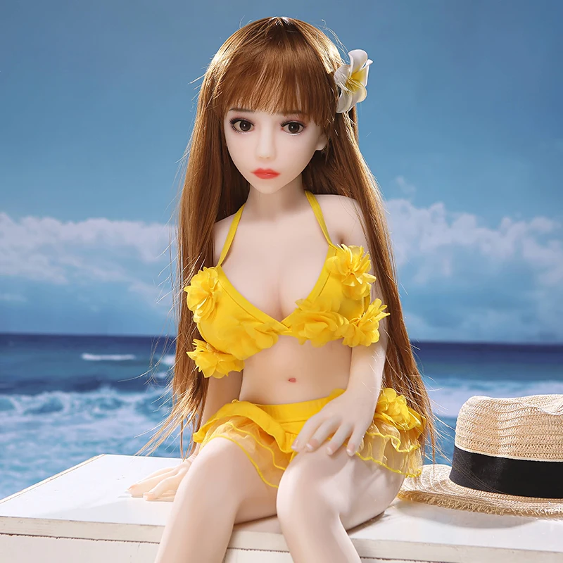 Кукла из тпе 100 см с большой грудью силиконовая Реалистичная кукла мини Вагина