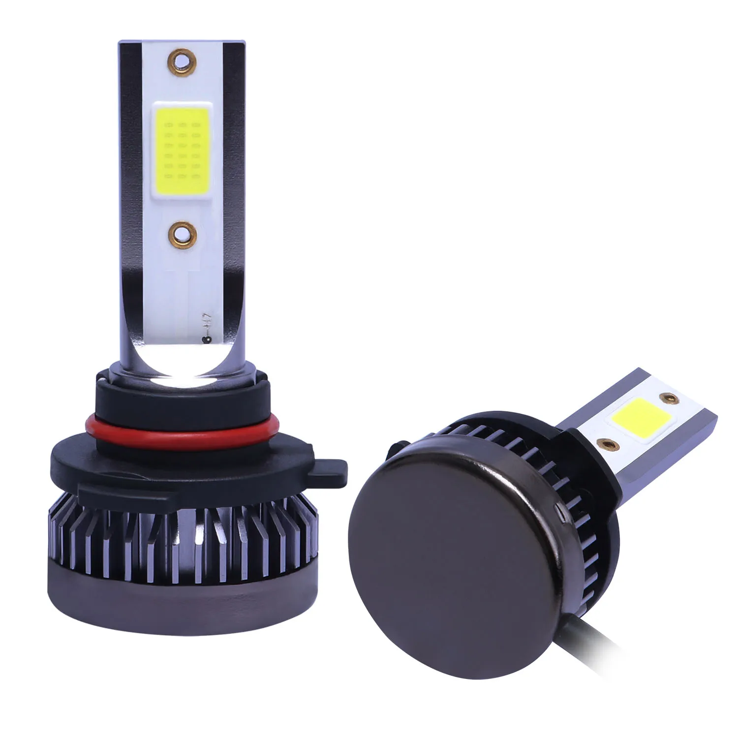 2 шт. автомобиль 9 V-36 V 3000K 6000LM светодиодный фары лампы COB LED дальнего света Hi-фара