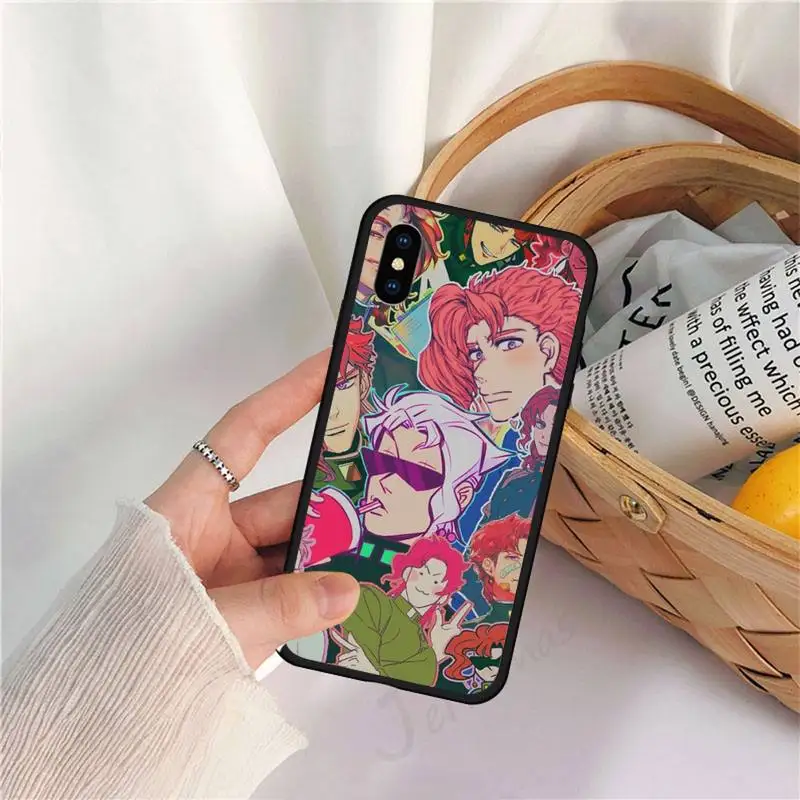 

JoJo's Bizarre Adventure JoJo Anime Phone Case for iPhone 11 12 pro XS MAX 8 7 6 6S Plus X 5S SE 2020 XR
