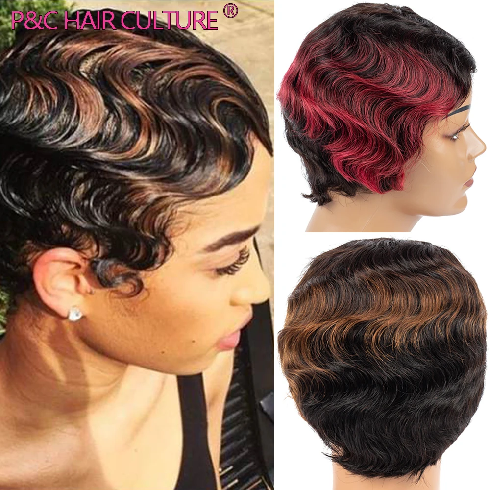 

Парик Омбре из синтетических волос для женщин, винтажный короткий кудрявый в стиле ретро, для косплея