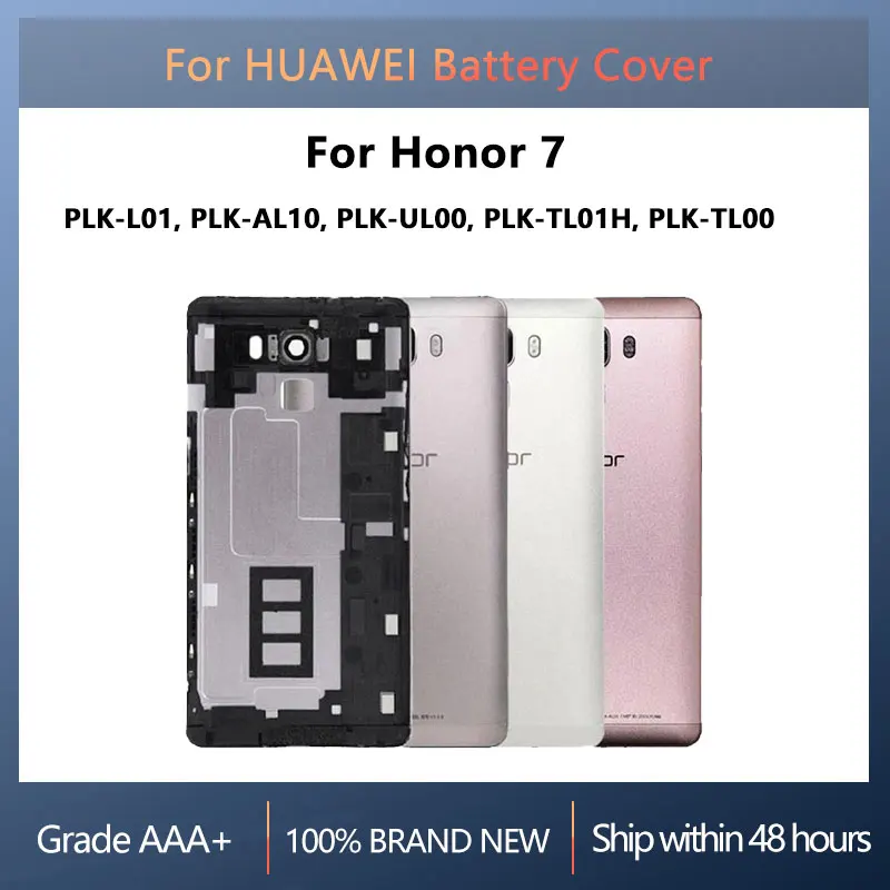 Задняя крышка батарейного отсека для HUAWEI Honor 7 PLK-L01 AL10 UL00 TL01H запасные части |