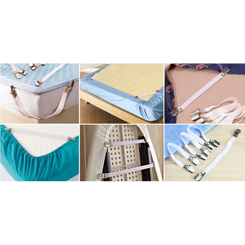 4 шт./компл. многоцелевая кровать застежки для простыни матрас эластичный