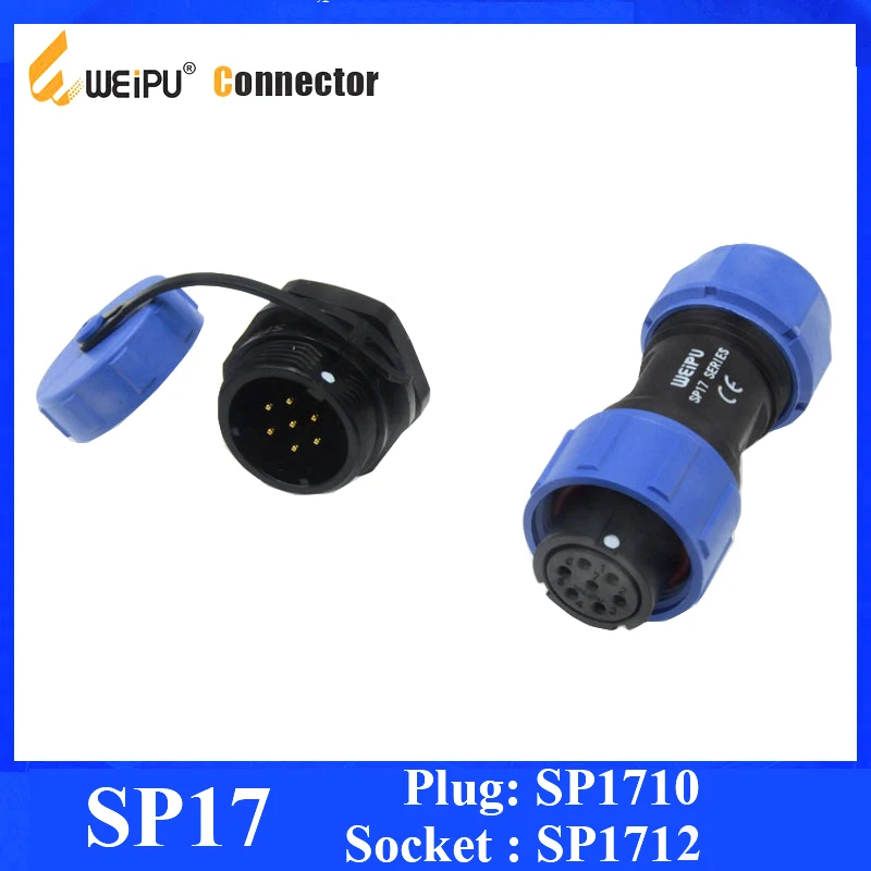 Оригинальные Weipu SP17 коннектор 2 3 4 5 7 9 10 контактный док разъем для разъема