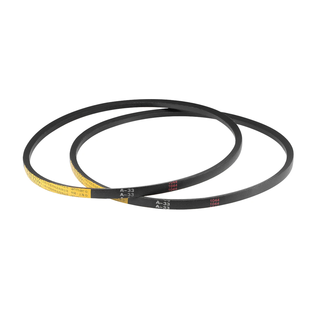 

Uxcell A33 V-Belts 33" Pitch Length, A-Section Rubber Drive Belt 2pcs