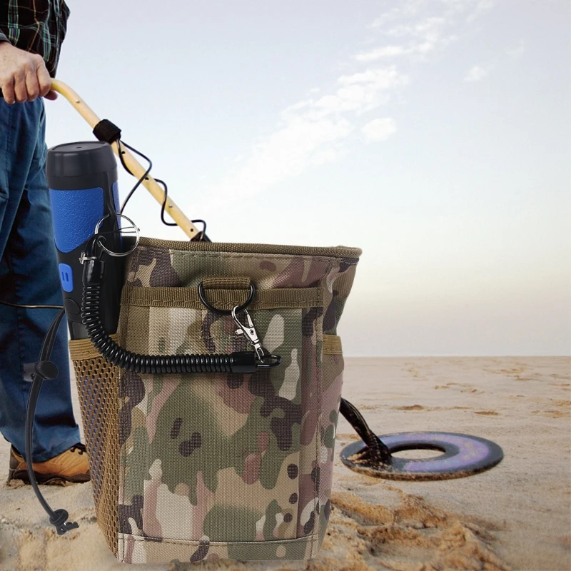 

Garden Metal Detecting Finds Bag Detector Pouch Multi-Purpose Digger Tools Bag Metal Detector Accessories Waist Pack